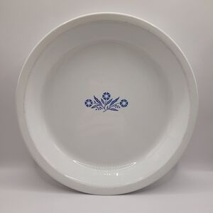Vintage Corning Ware Blue Cornflower   9'' X 1 1/4" Pie Plate Dish P-309 1960s